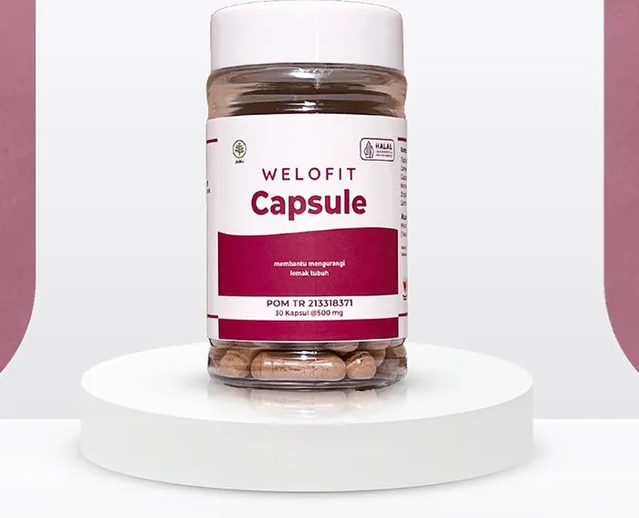 Botol Welofit Capsule, 30 kapsul isi 500 mg